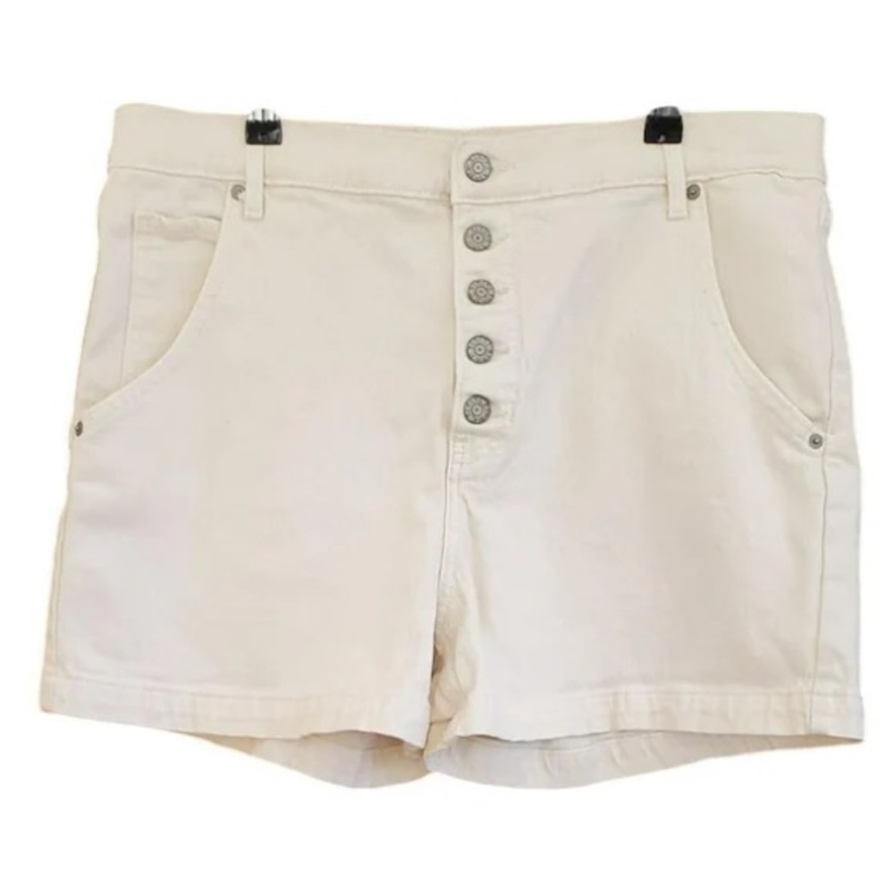 Banana Republic High Waist Beige Shorts